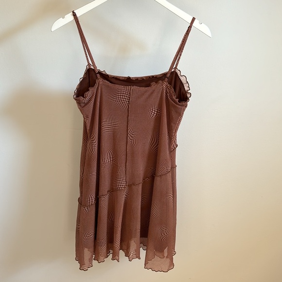 Urban Outfitters moxie mesh mini slip dress. - Picture 5 of 8